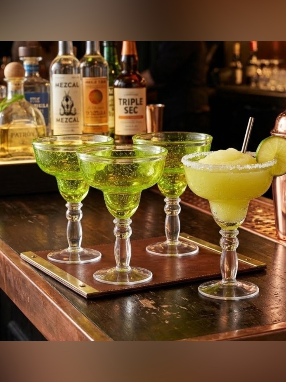 Pier 1 Acrylic Patio Party Margarita Glasses